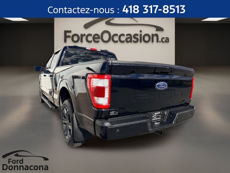 Ford F-150 LARIAT cabine SuperCrew - BOÎTE DE 6,5PI - 502A - MOTEUR POWERBOOST - 3,5 HYBRIDE - CUIR -TOIT PANO 2023 Noir