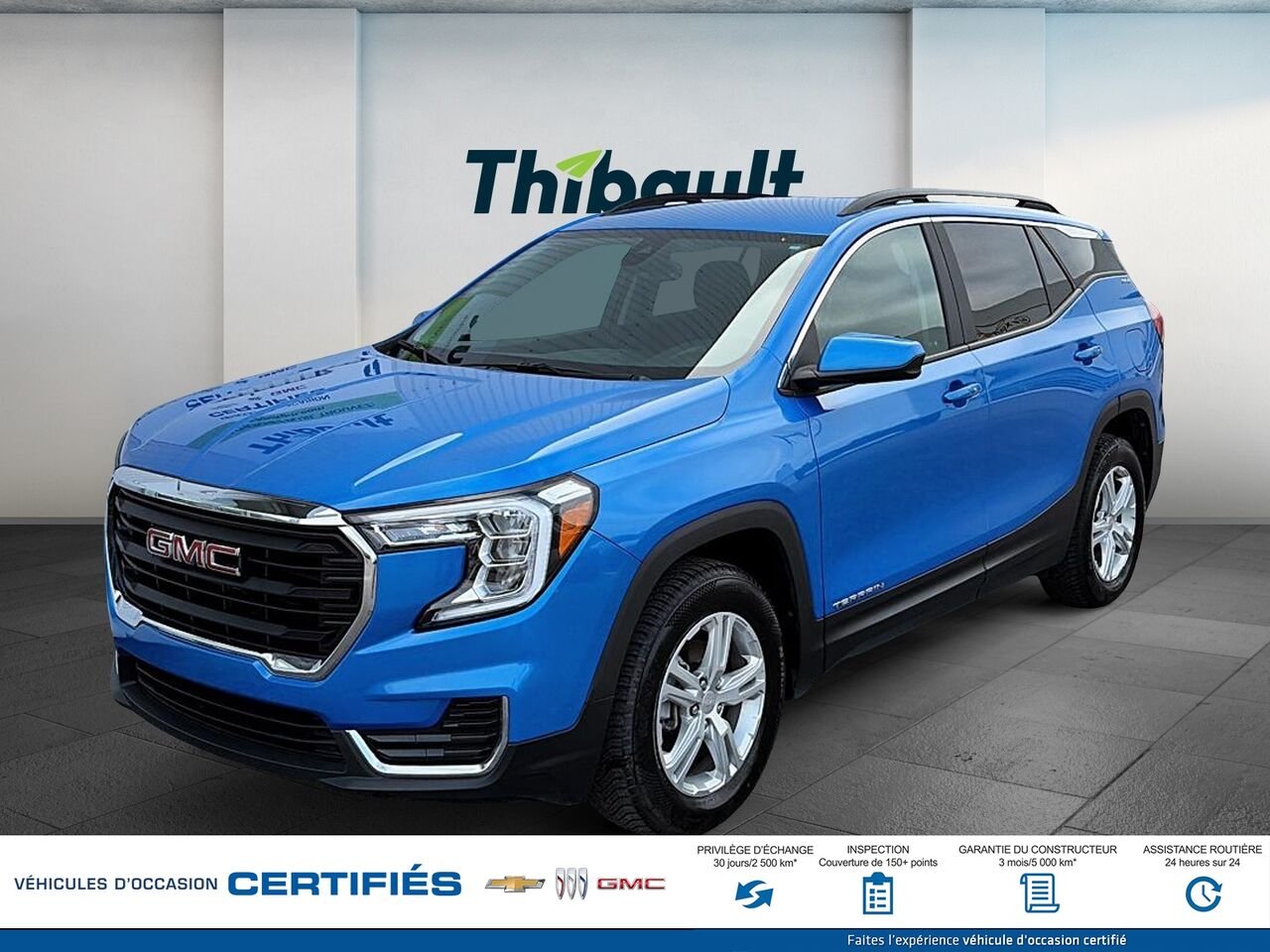 GMC TERRAIN Traction intégrale, 4 portes SLE 2024 Bleu Montmagny - photo #0