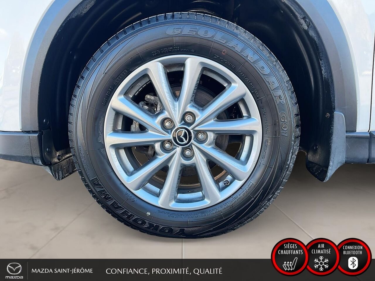 2024 Mazda CX-5 GS | 1 PROPRIÉTAIRE | JAMAIS ACCIDENTÉ | AWD | CUIR | VOLANT CHAUFFANT White Saint-Jérôme - photo #11