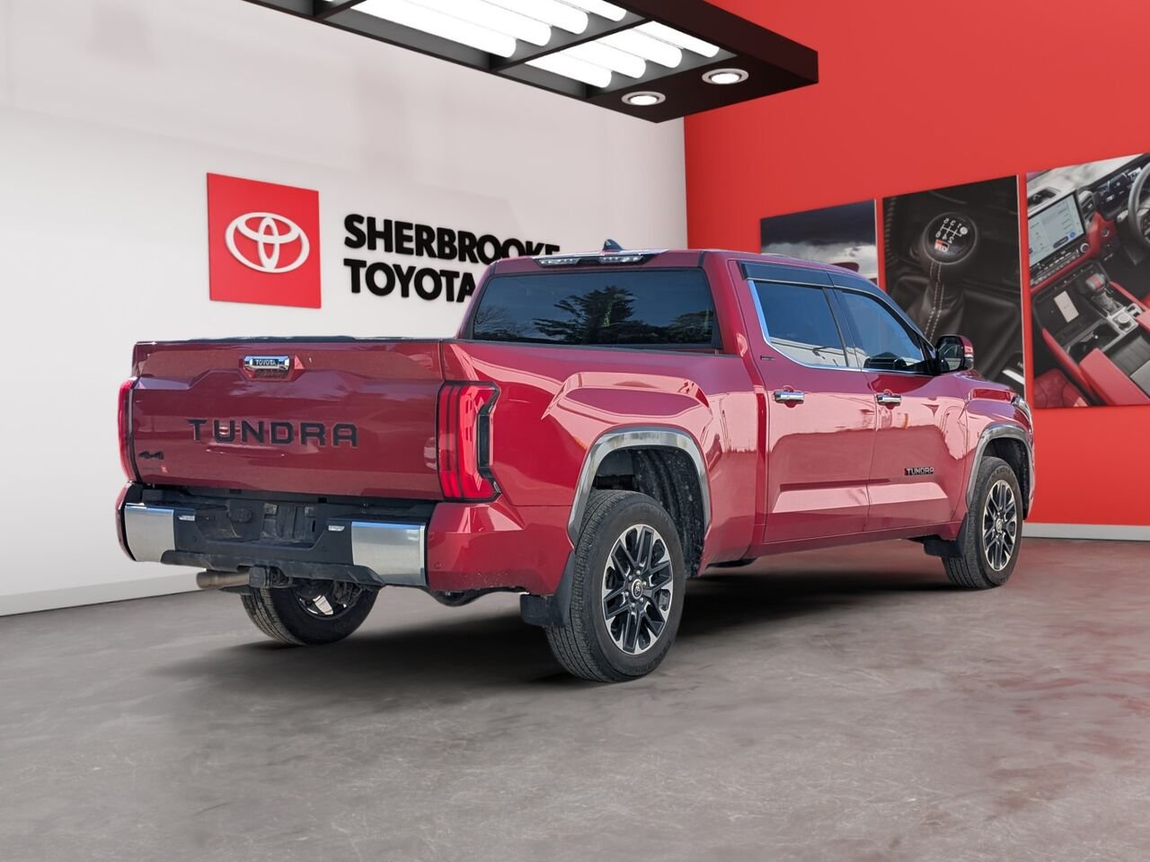 Toyota Tundra LIMITED/AWD/SIÈGES CHAUFFANTS ET VENTILLÉS/TOIT PANORAMIQUE OUVRANT/VOLANT CHAUFFANT/BLUETOOTH/AC 2023 Rouge Sherbrooke - photo #3