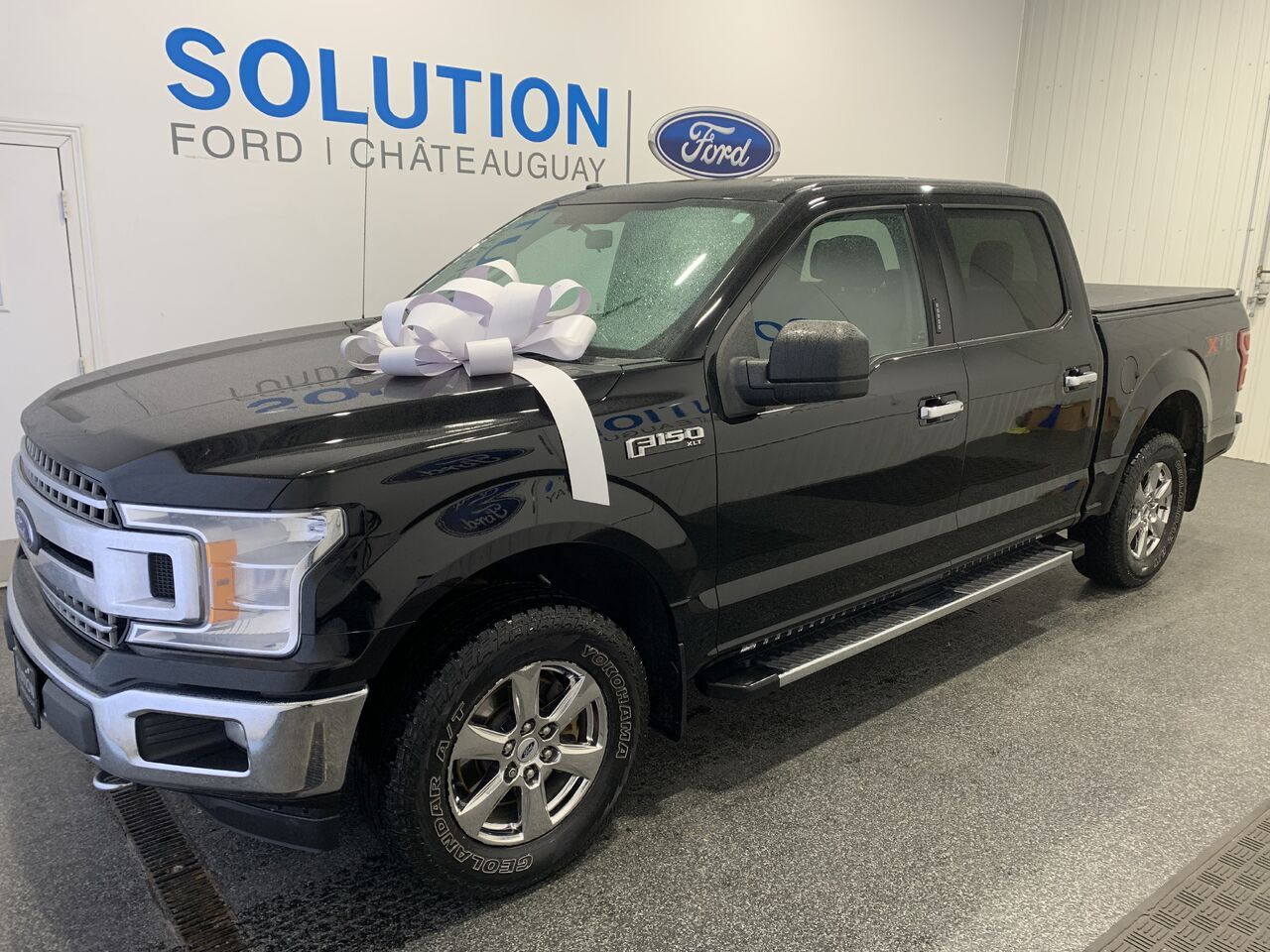 Black 2018 Ford F-150 Pickup Truck Four-Wheel Drive Automatic