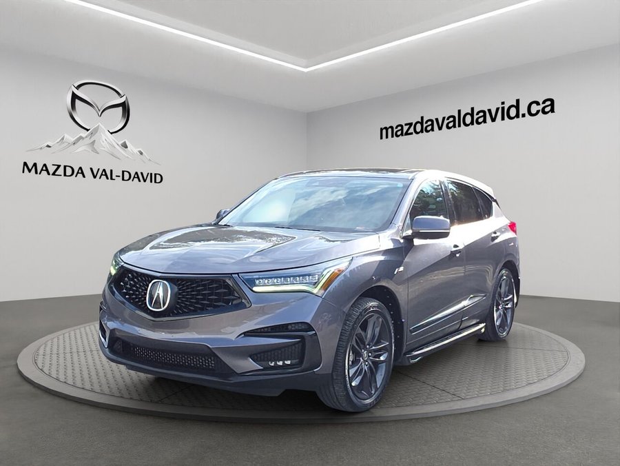 2020 Acura RDX A-Spec TI, awd, CUIR ROUGE INTÉRIEUR, TOIT OUVRANT PANORAMIQUE Grey