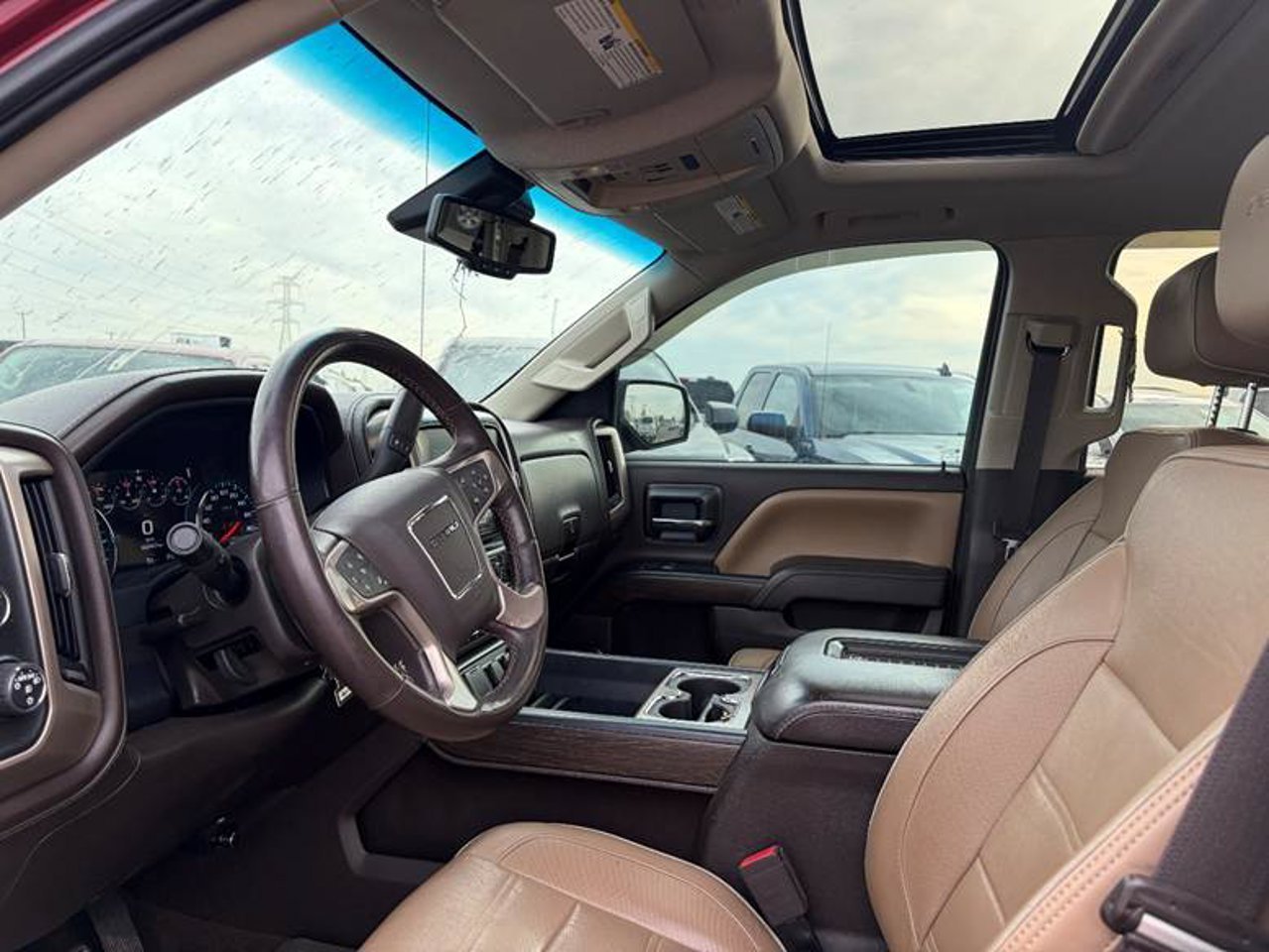 2017 GMC Sierra 1500 4WD Crew Cab 143.5 Denali Red Sherwood Park - photo #5