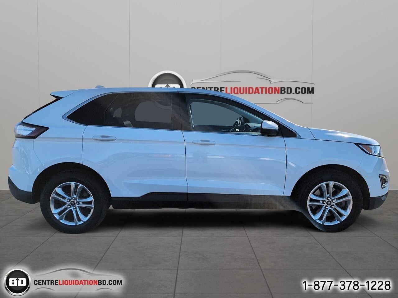 Ford Edge SEL AWD | BD0434 2017 Blanc Granby - photo #3