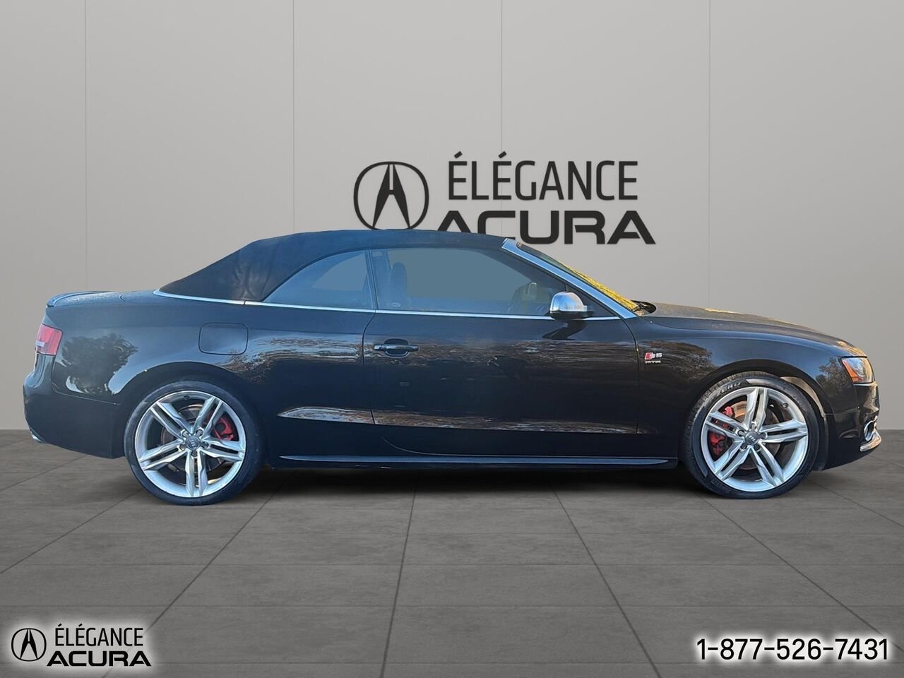 2010 Audi S5 Cabriolet automatique Premium 2 portes | 26084B Black Granby - photo #3