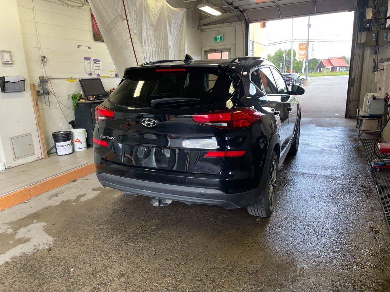 Hyundai Tucson PREFERRED AWD *CUIR* TOIT SIÈGES CHAUFF CARPLAY 2021 Noir Saint-Jérôme - photo #8