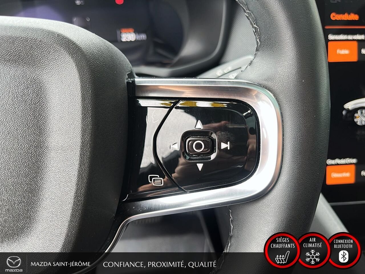 2023 Polestar 2 LONG RANGE DUAL MOTOR | 1 PROPRIÉTAIRE | JAMAIS ACCIDENTÉ | TOIT OUVRANT | CUIR Grey Saint-Jérôme - photo #15