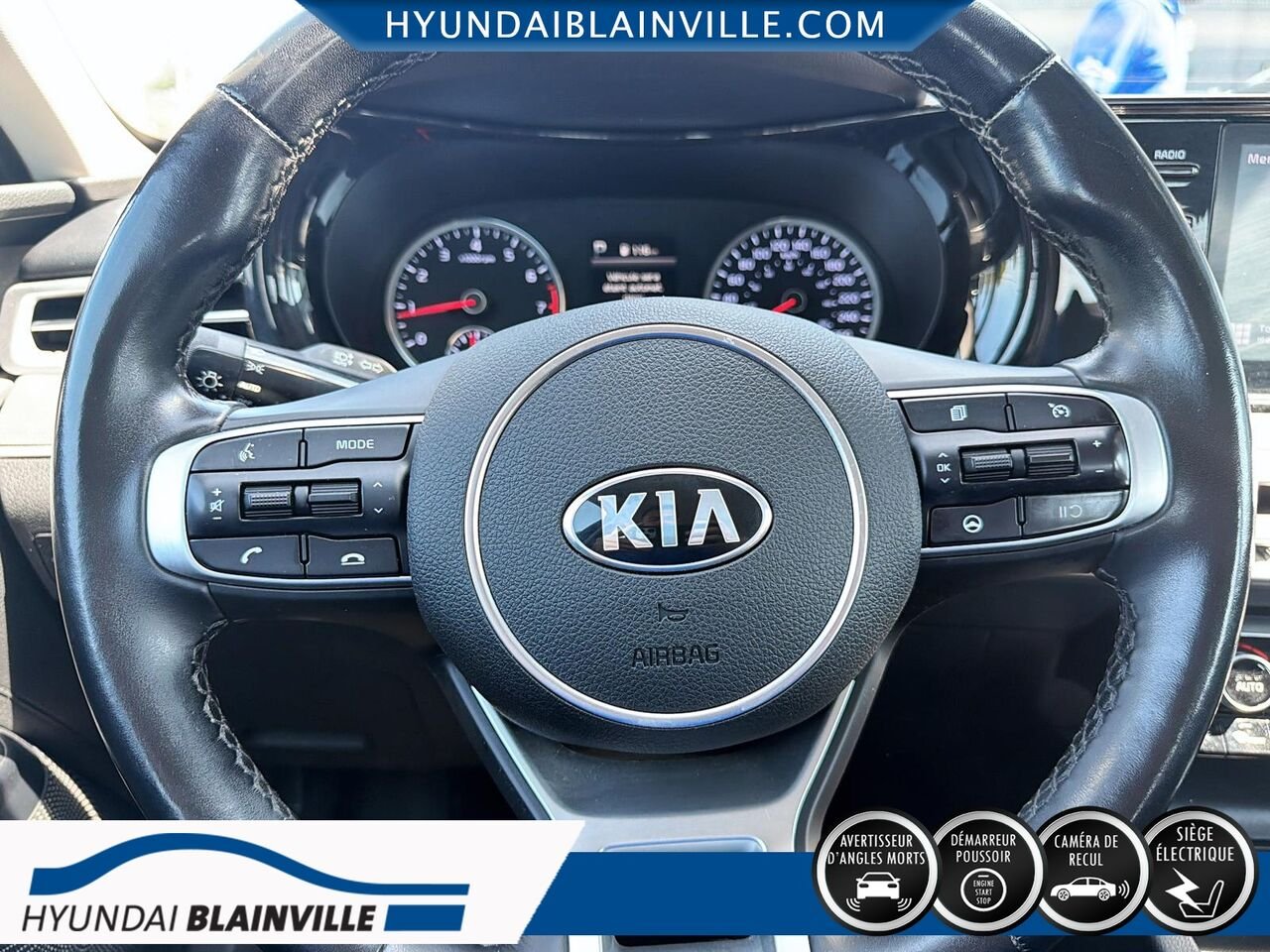 Kia K5 2021 Noir Blainville - photo #12