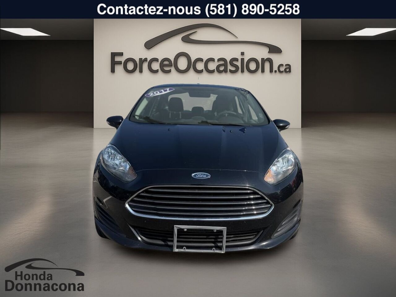 2017 Ford Fiesta Black  - photo #1