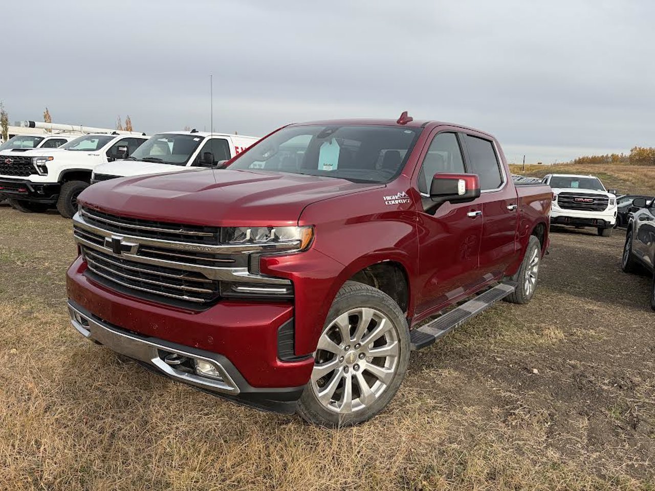 2019 Chevrolet Silverado 1500 4WD Crew Cab 147 High Country Red Sherwood Park - photo #2