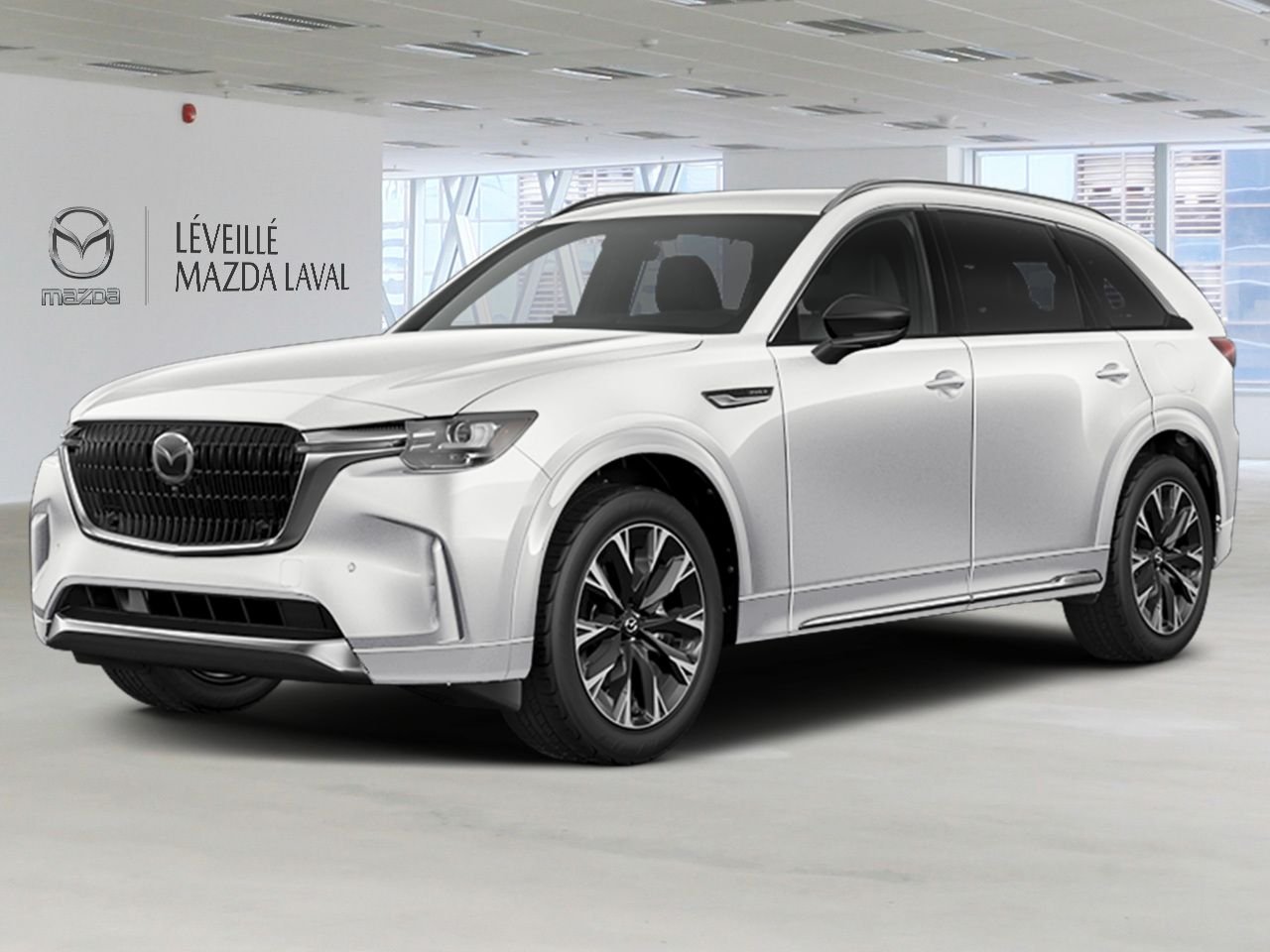 Mazda CX-90 hybride rechargeable Signature TI 2026 Blanc rhodium métallisé Laval - photo #0