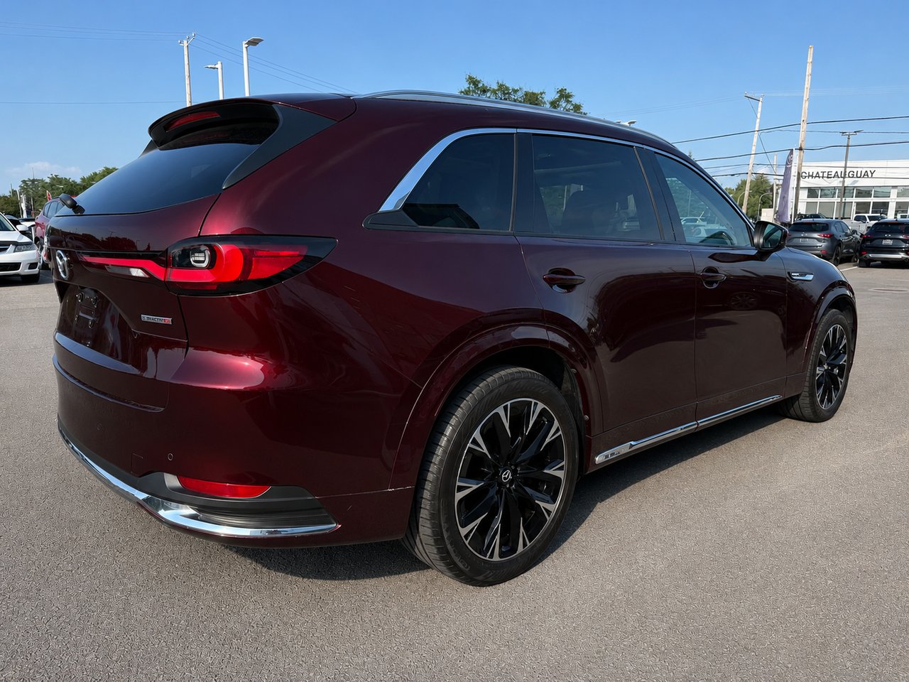 Mazda CX-90 hybride léger Signature 2024 Rouge Châteauguay - photo #4
