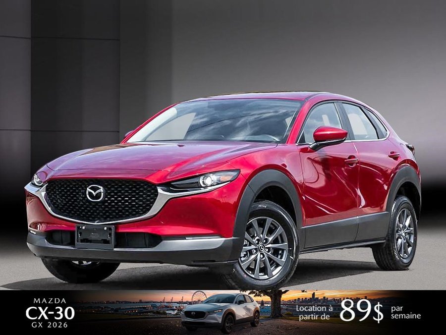 2026 Mazda CX-30 GX Soul Red Crystal Metallic