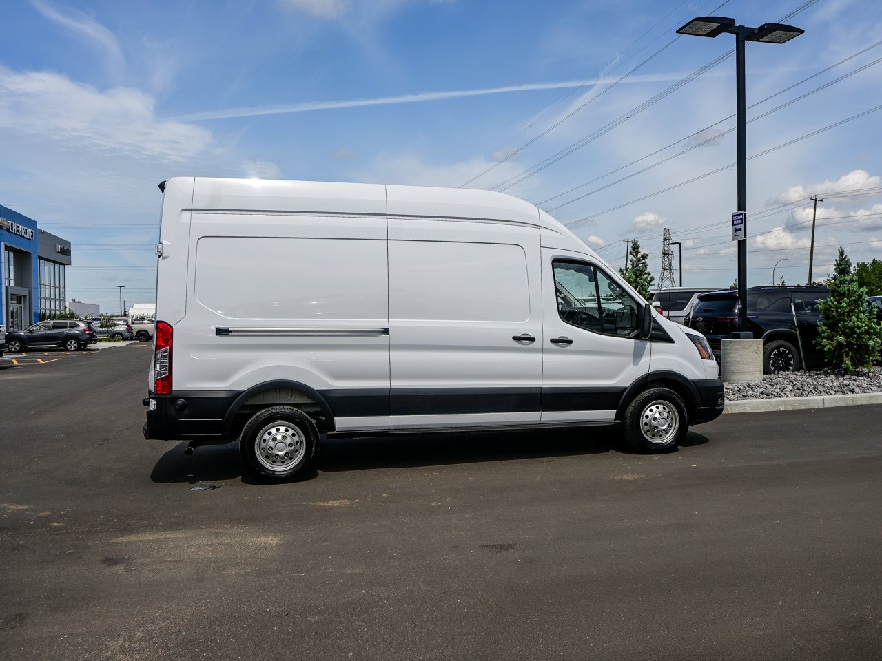 2025 Ford Transit Cargo Van T-250 148 Hi Rf 9070 GVWR AWD White Sherwood Park - photo #14