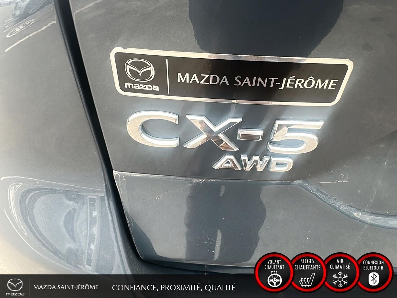 Mazda CX-5 Édition Kuro | AWD | TOIT OUVRANT | CUIR | 2022 Gris Saint-Jérôme - photo #7