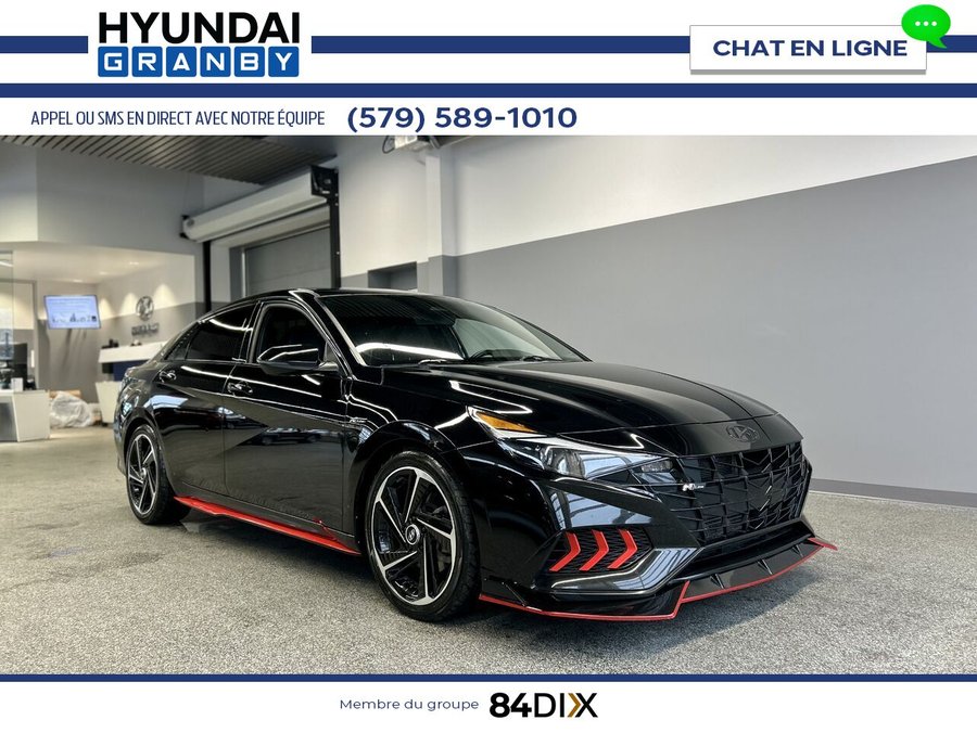 Hyundai Elantra N Line 1.6T DCT 2021 Noir