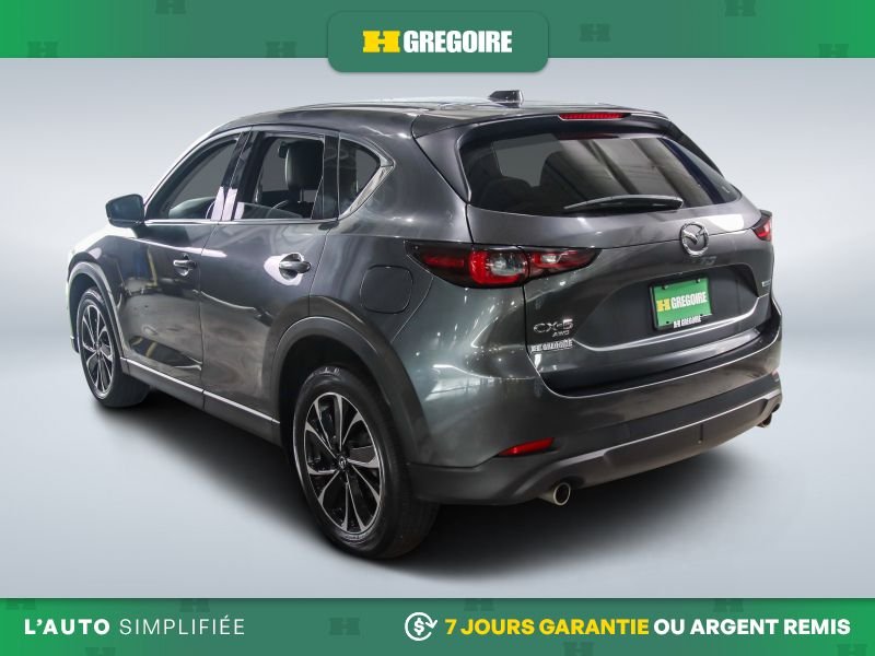 Mazda CX-5 GT AWD AUTO A/C MAGS CUIR TOIT NAV CAM RECUL BLUET 2023 Gris