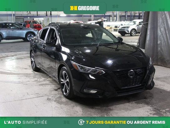 2021 Nissan Sentra SV AUTO A/C MAGS TOIT CAM RECUL BLUETOOTH Black