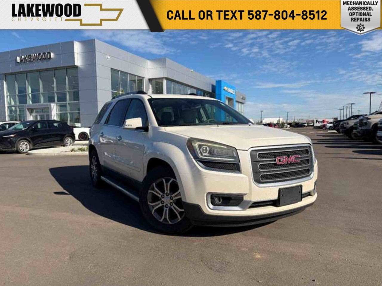 2014 GMC Acadia AWD 4dr SLT2 White Sherwood Park - photo #0