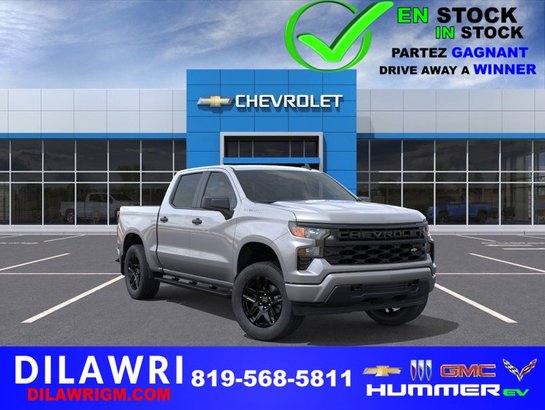2026 CHEVROLET Silverado 1500 Custom cabine multiplace 4RM 147 po STERLING GREY METALLIC