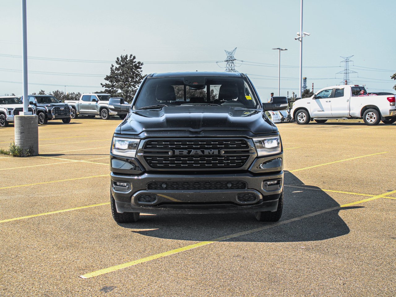 2022 Ram 1500 Sport 4x4 Crew Cab 5'7 Box Black Sherwood Park - photo #2