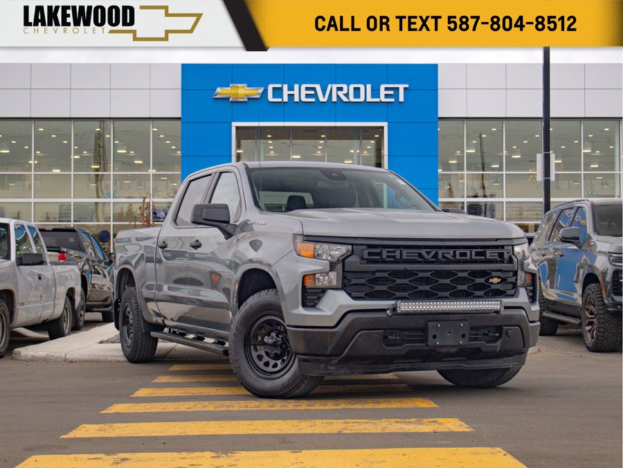 2023 Chevrolet Silverado 1500 Work Truck Convenience 5.3L 6.6’ Box | LED Light Bar Grey