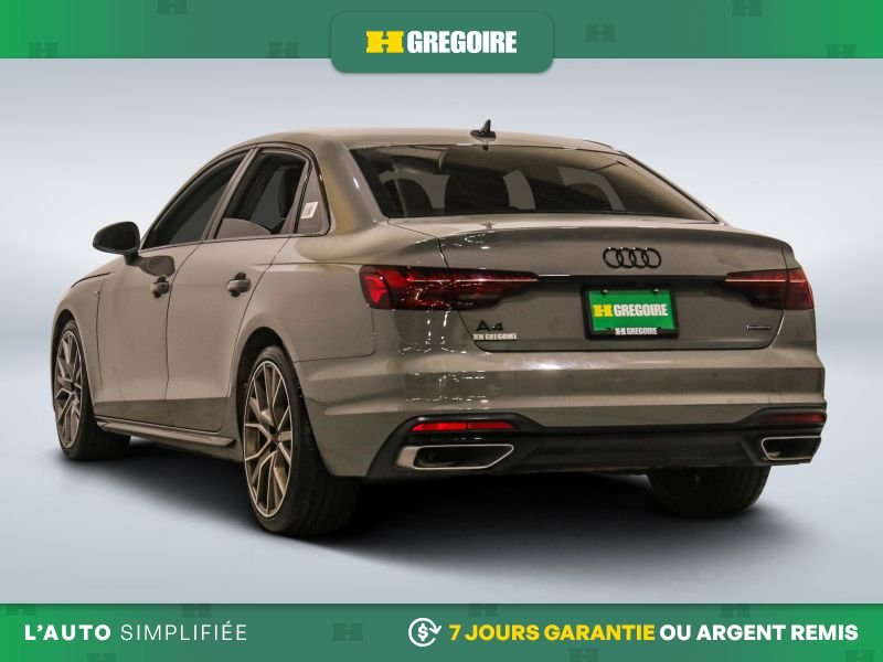 Audi A4 822607 | Progressiv AWD AUTO AC CUIR TOIT NAV CAM RECUL BLE 2022 Gris Laval - photo #5