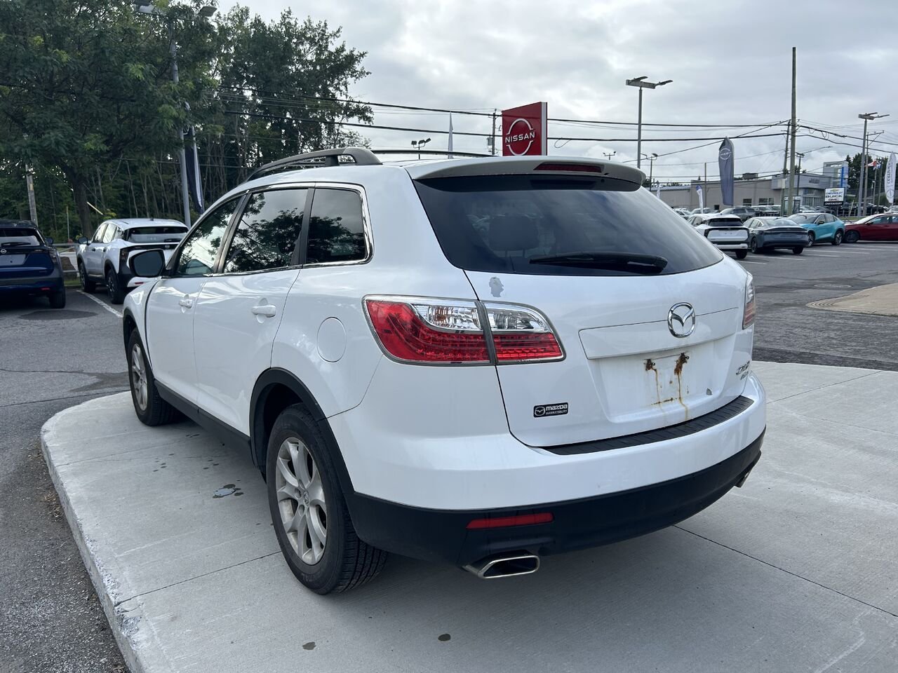 Mazda CX-9 GS AWD 2012 Blanc Châteauguay - photo #3