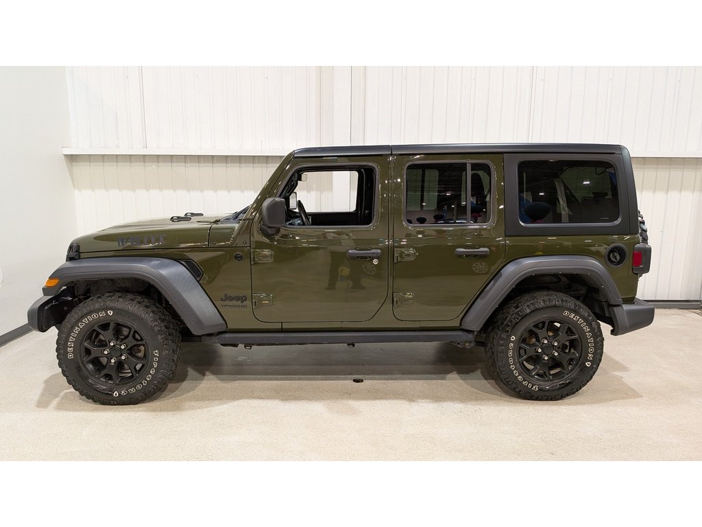 Jeep Wrangler Unlimited Willys 4x4 2022 Vert Val-David - photo #4
