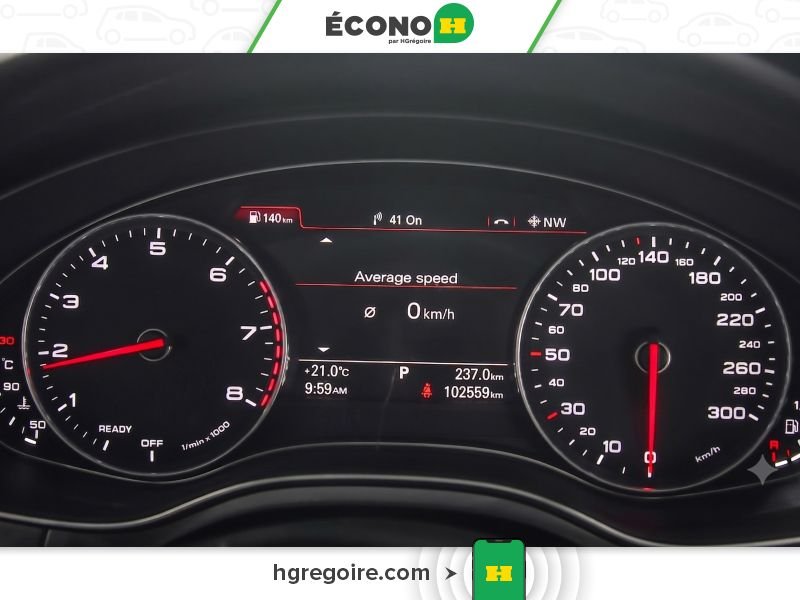 Audi A6 820138 | TECHNIK AWD V6 3.0 CUIR TOIT MAGS 2018 Blanc Laval - photo #8