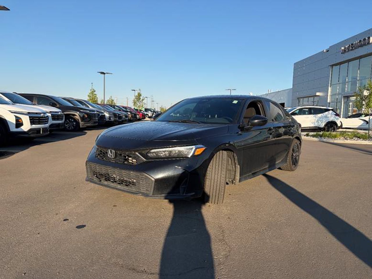 2025 Honda Civic Sedan Sport CVT Black Sherwood Park - photo #2