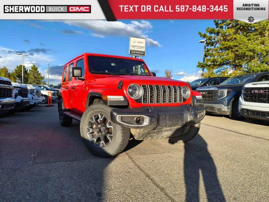 2024 Jeep Wrangler Unlimited Sahara V6 Auto 4X4 | Technology/Safety Packages Red