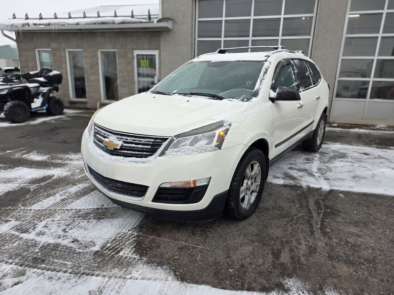 Chevrolet Traverse 2014 Blanc Longueuil, - photo #0