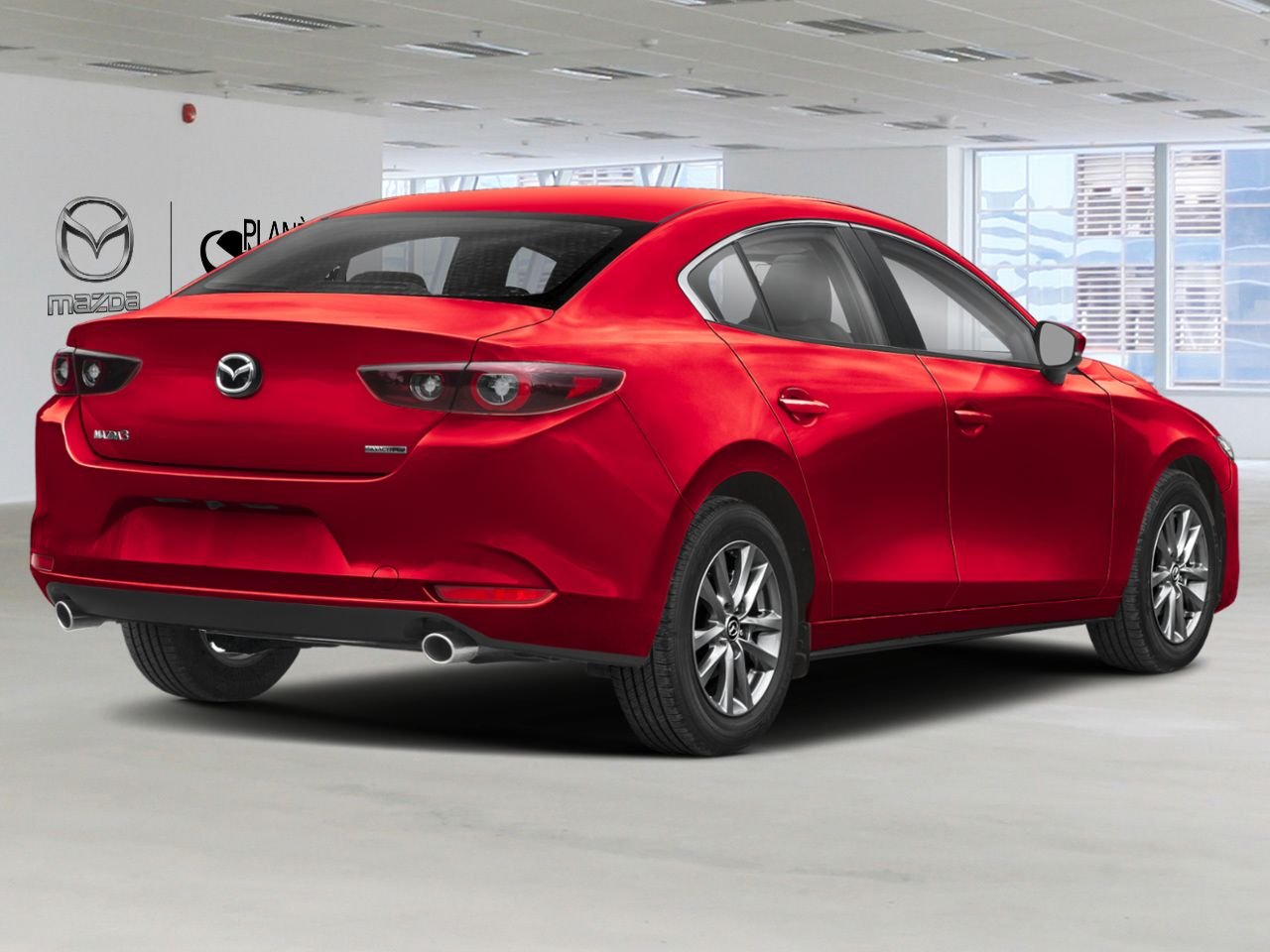 Mazda Mazda3 JM1BPBCL8T1879882 2026 Rouge vibrant cristal métallisé Mirabel - photo #2