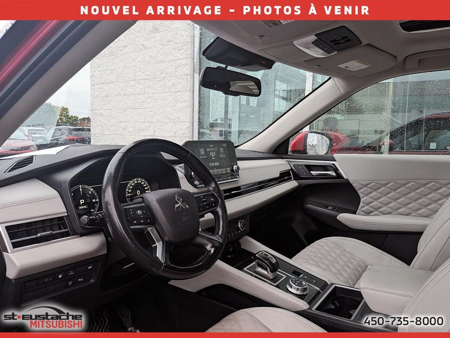 Mitsubishi Outlander PHEV SEL S-AWC PHEV PLUG IN-CUIR-TOIT OUVRANT-BANC CHAUFFANT 2024 Rouge