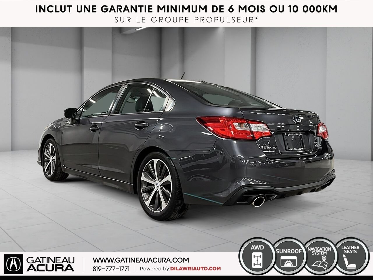 2019 Subaru Legacy 2.5i Limited AWD Grey Gatineau - photo #19