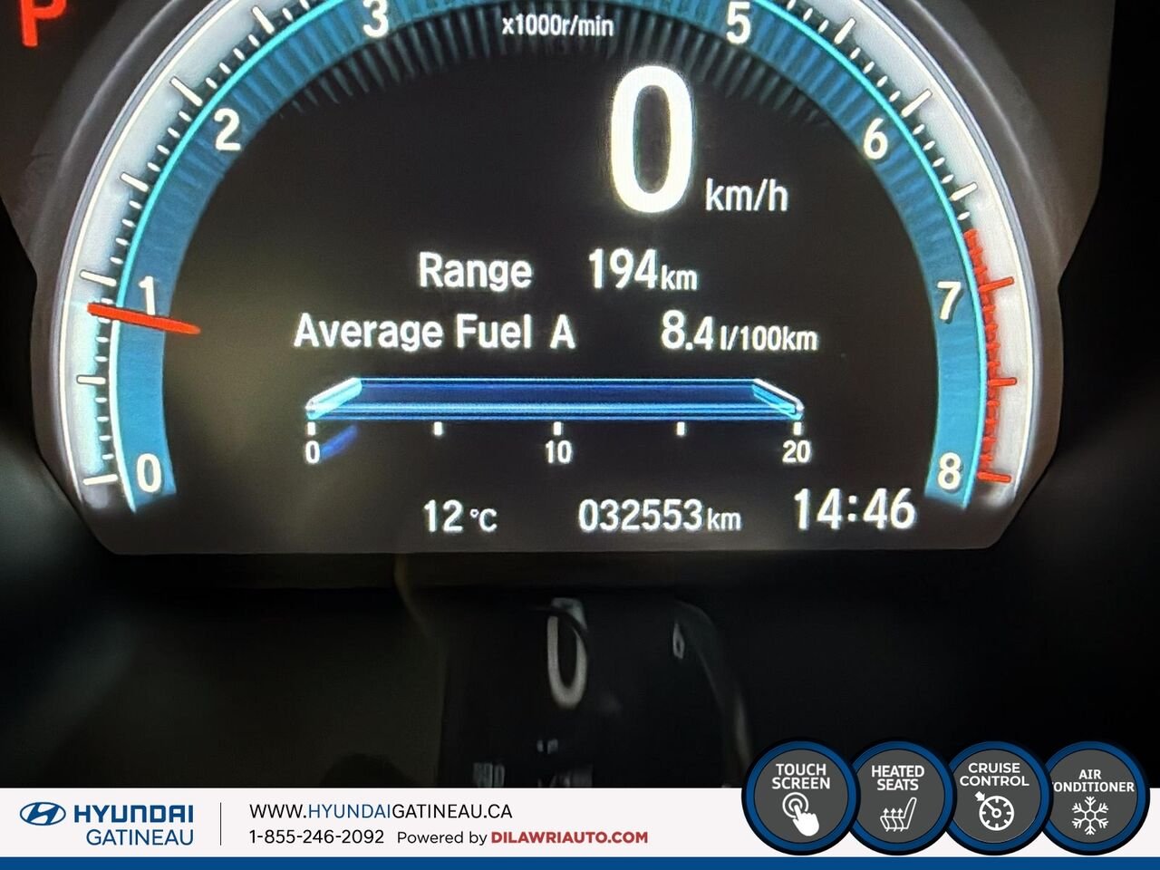 Honda Civic Berline LX CVT 2020 Bleu Ottawa & Gatineau - photo #12