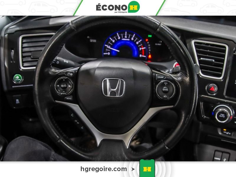 2015 Honda Civic Black Saint-Eustache - photo #15