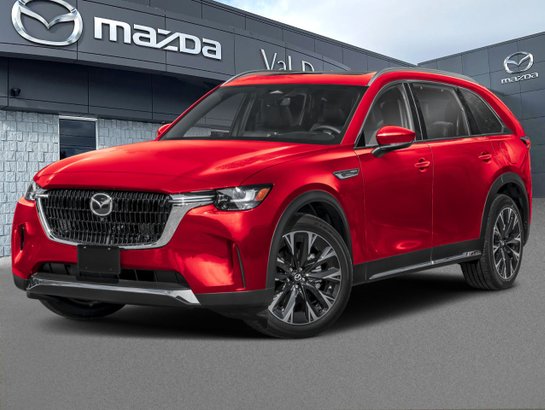 Mazda CX-90 hybride rechargeable GT TI 2026 Rouge vibrant cristal métallisé