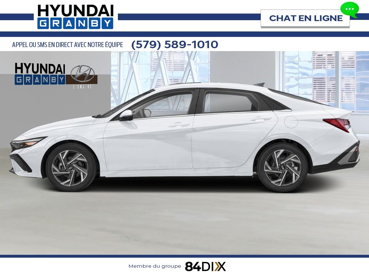 HYUNDAI Elantra 2025 Blanc Atlas Granby - photo #1