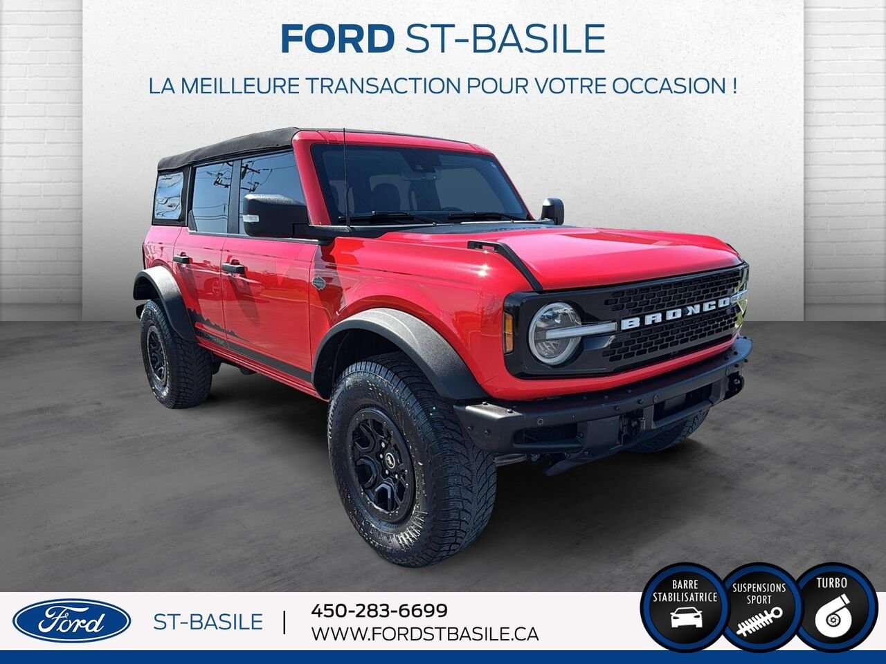 Ford Bronco 2023 Rouge Saint-Basile-le-Grand - photo #9