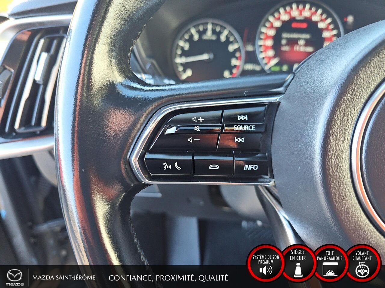 2024 Mazda CX-90 hybride léger GT-P | AWD | TOIT PANORAMIQUE | CUIR NAPPA | BOSE | MAGS Grey Saint-Jérôme - photo #13