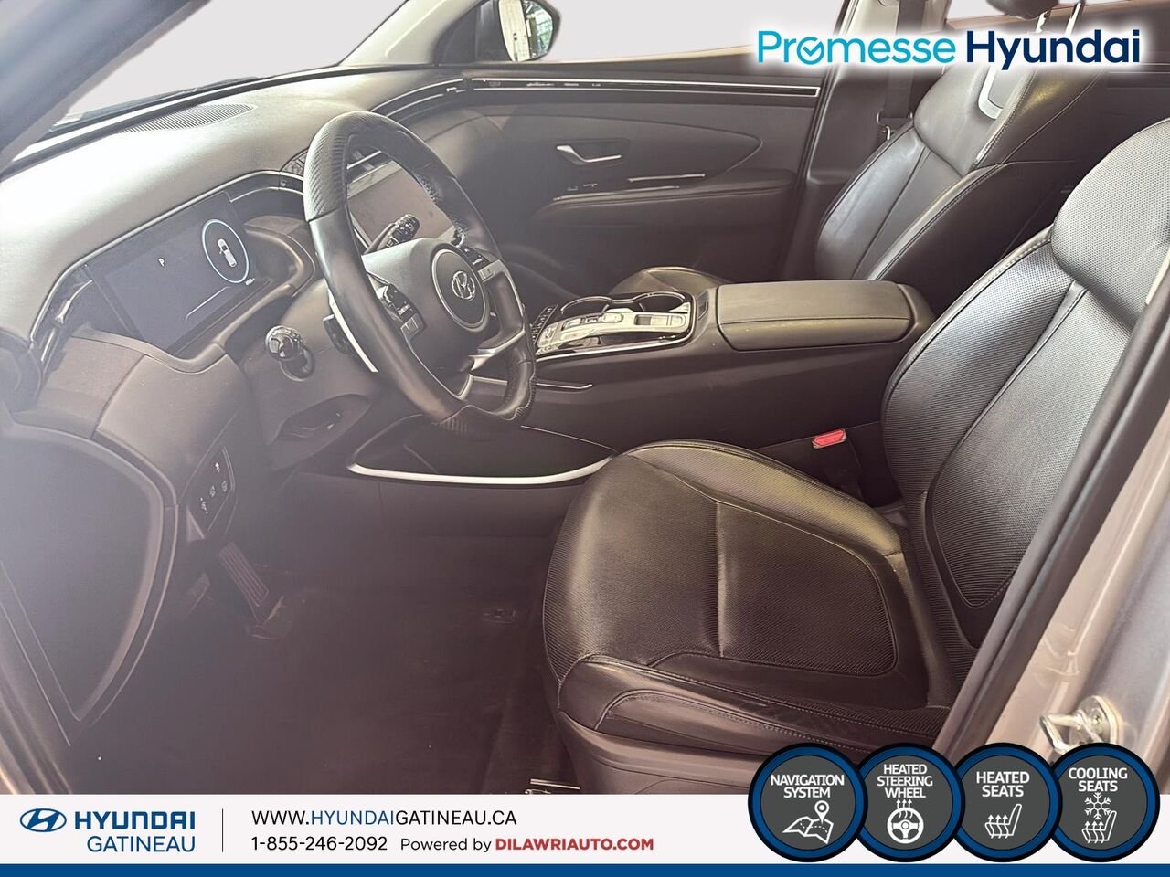 Hyundai Tucson hybride Ultimate TI*** cuir , toit ouvrant , navigation et plus *** 2022 Gris Ottawa & Gatineau - photo #6