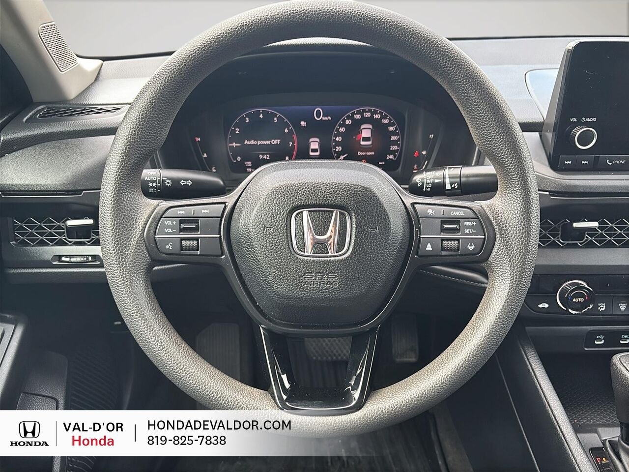 Honda Berline Accord EX 2023 Noir Val-d'Or - photo #8