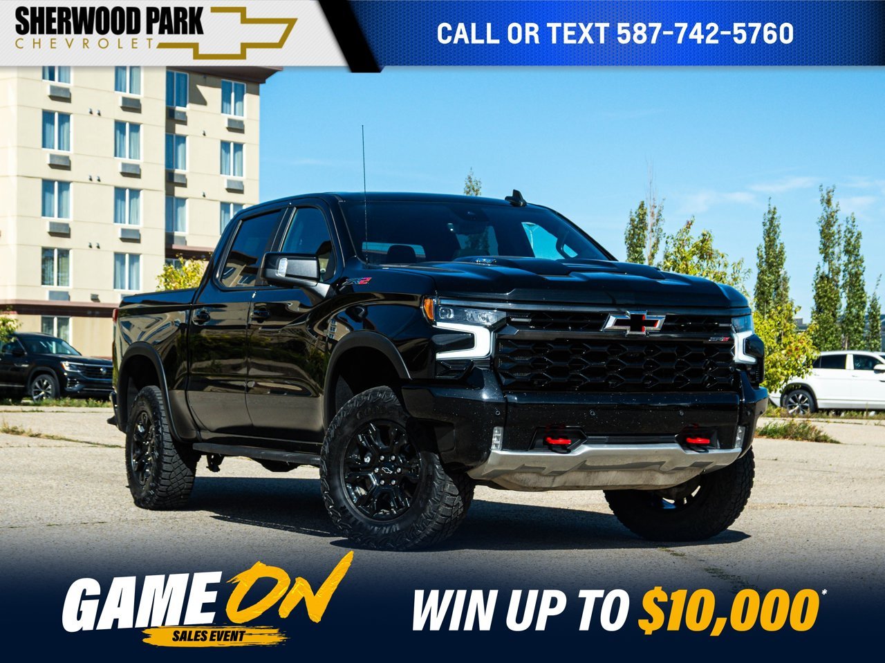 2025 Chevrolet Silverado 1500 4WD Crew Cab 147 ZR2 Black Sherwood Park - photo #0