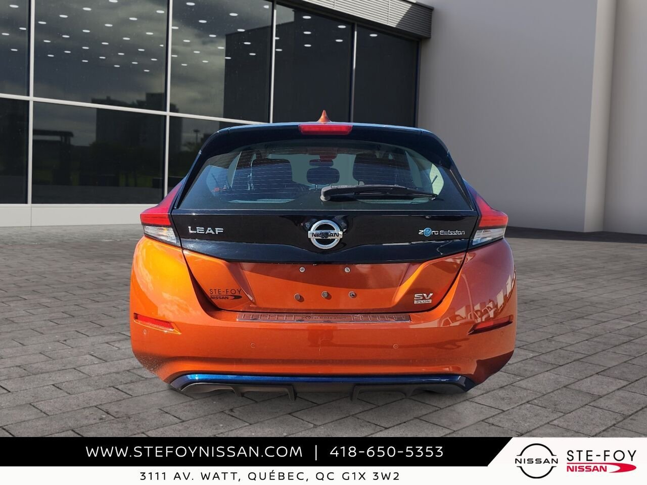 Nissan LEAF SV PLUS 2022 Orange Ste-Foy - photo #2