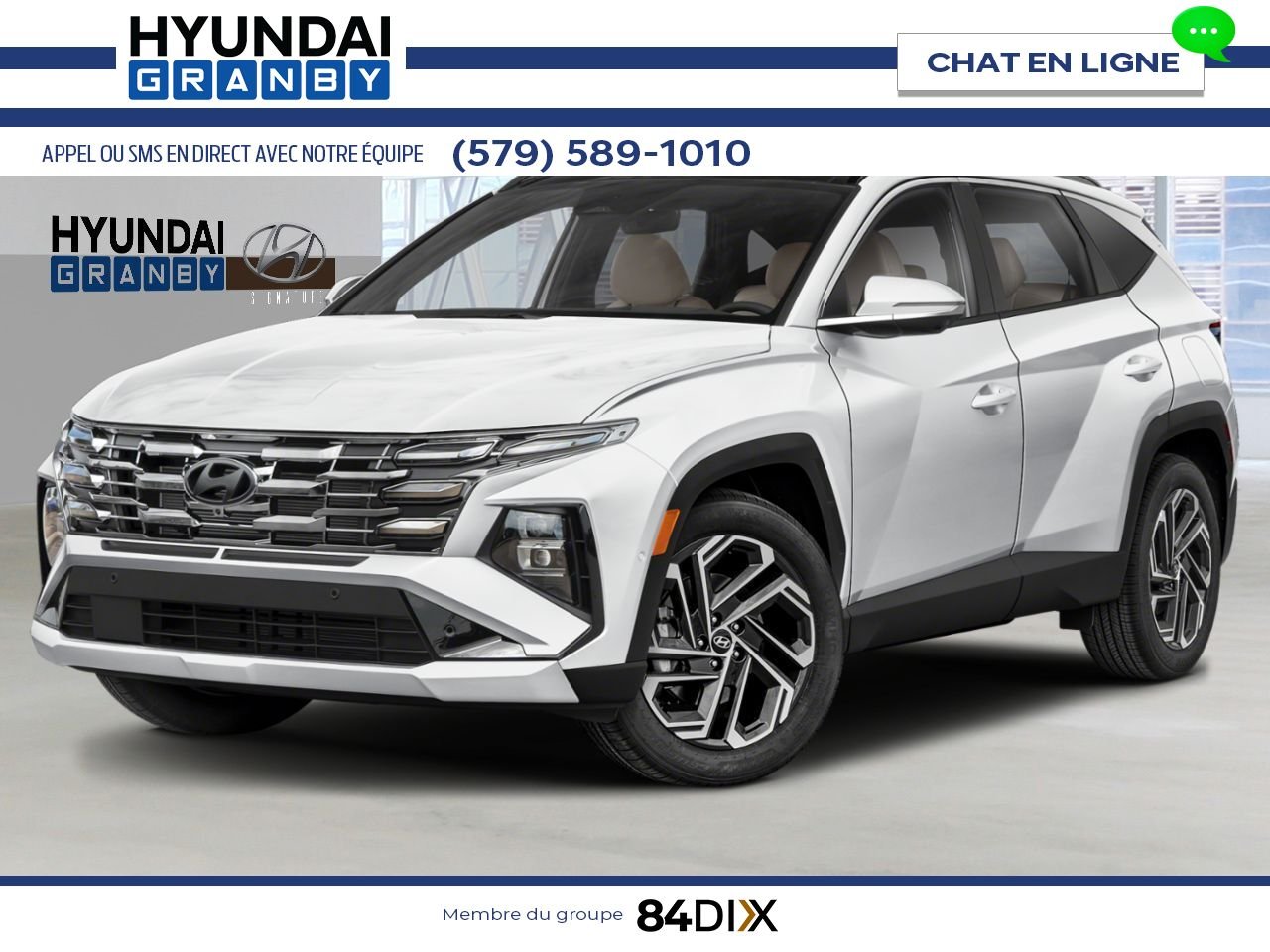 HYUNDAI Tucson 2026 Blanc cristal Granby - photo #0