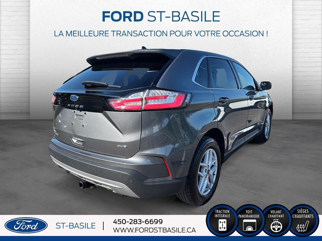 Ford EDGE 2024 Gris Saint-Basile-le-Grand - photo #8
