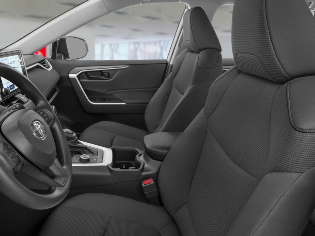 2025 Toyota RAV4 HYBRID LE AWD / HEATED SEATS / TOYOTA SAFETY SENSE / CARPLAY AND ANDROID AUTO White Mississauga - photo #12