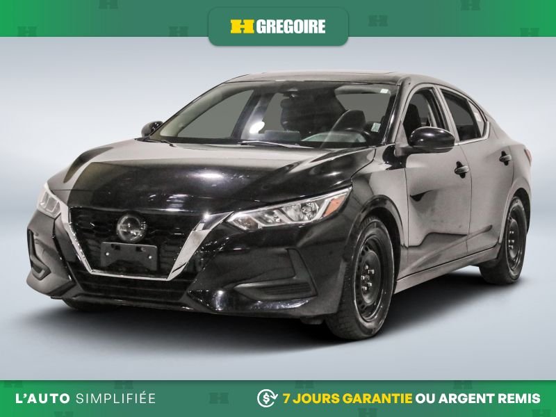 2021 Nissan Sentra SV AUTO A/C GR ELECT MAGS TOIT CAM RECUL BLEUTOOT Black